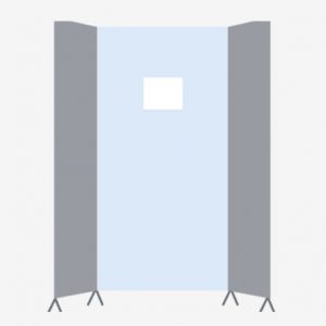 Lead Protection Barrier Triple Panel