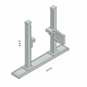 DR Protection Stand - Double Column Floor Mounted