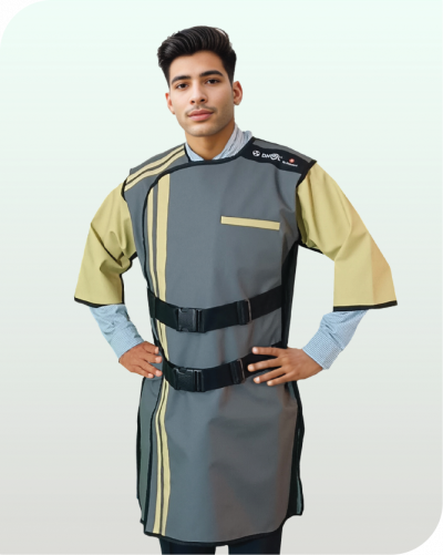 Lead Free Full Wrap Apron with Sleeves - Image 2