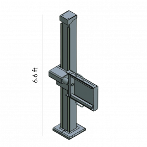 DR Protection Stand - Single Column Floor Mounted