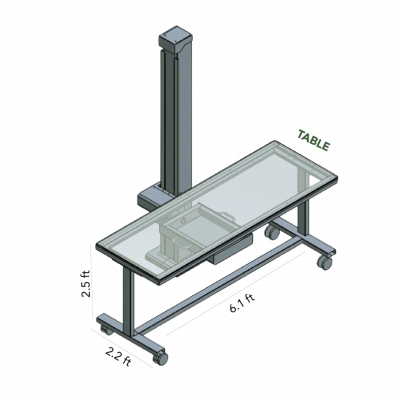 DR Protection Stand - Double Column Floor Mounted - Image 2