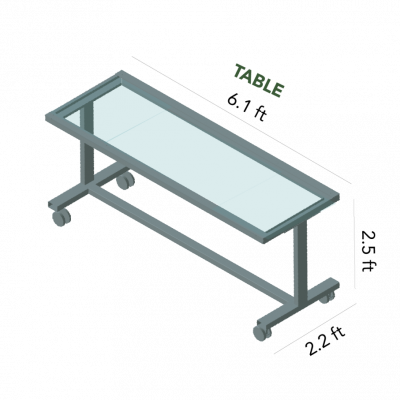 DR Protection Stand - Double Column Floor Mounted - Image 3
