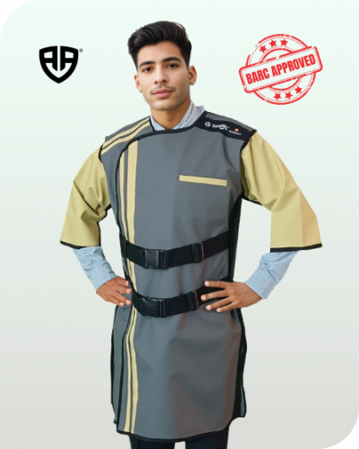 Lead-Free apron with sleeves