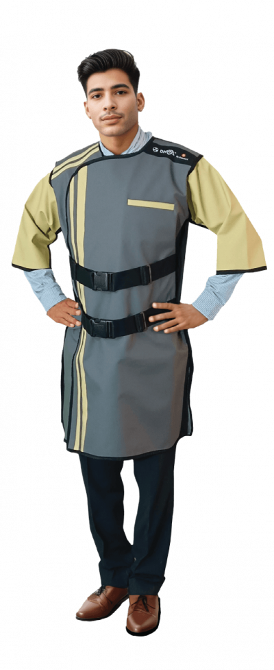 lead free apron with sleeves