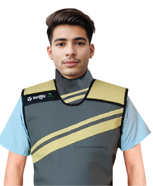 Lead Free Thyroid Protection Apron for Radiation Shielding